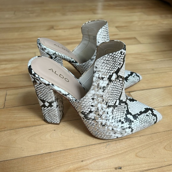 Aldo Faux Snakeskin Booties - Picture 5 of 5